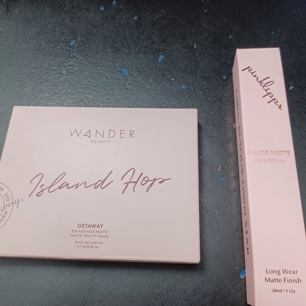BNIB*Wander Beauty Island Hop Getaway Eye & Face Palette and Pinklipps Primer
